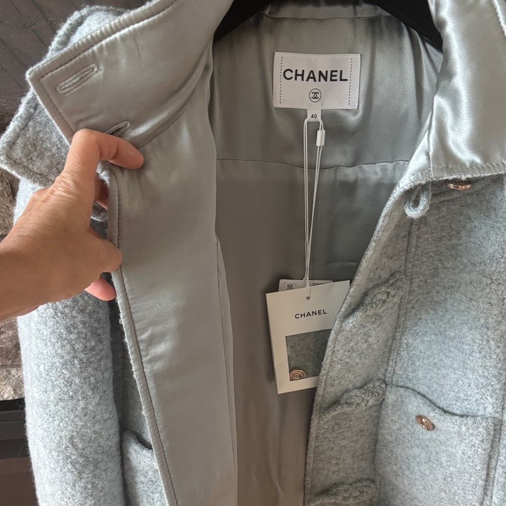 CHANEL Light Gray Jackets